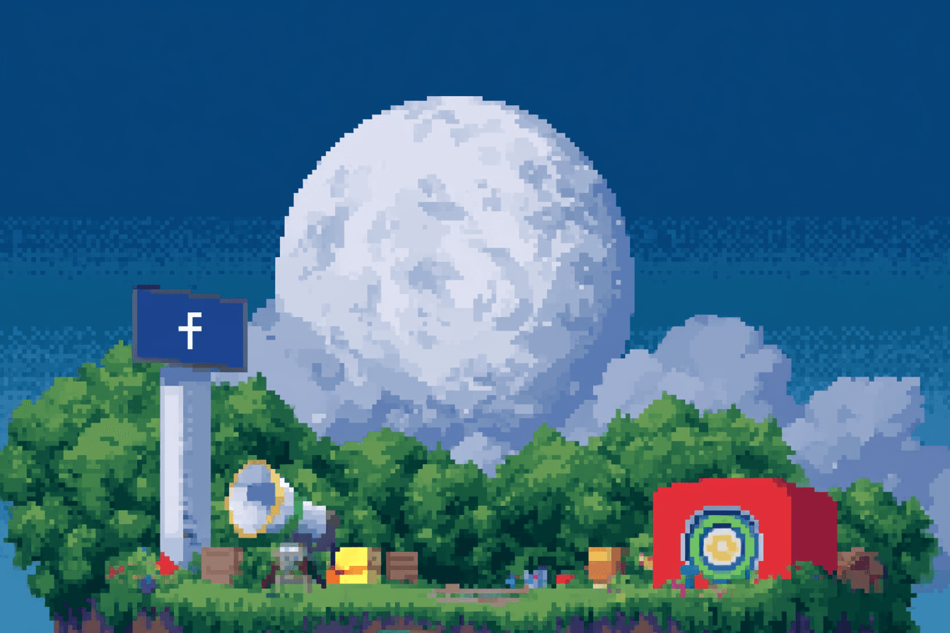 Illustration pixel art pour marketing
